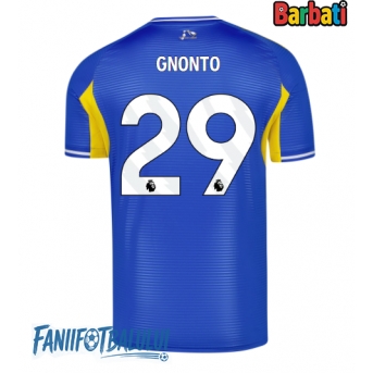 Leeds United Wilfried Gnonto #29 Tricou Fotbal Replică 2025-26 Barbati Deplasare